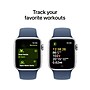 Apple Watch SE GPS Smartwatch, 40mm, Silver Aluminum Case with Denim Sport Band, Medium/Large (MXED3LL/A)~#|#~sp252646301_sc7