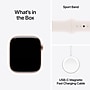 Apple Watch Series 10 GPS + Cellular Smartwatch, 46mm, Rose Gold Aluminum Case with Light Blush Sport Band, M/L (MWY73LW/A)~#|#~sp252646304_sc7