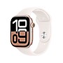 Apple Watch Series 10 GPS + Cellular Smartwatch, 46mm, Rose Gold Aluminum Case with Light Blush Sport Band, M/L (MWY73LW/A)~#|#~sp252646307_sc7