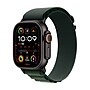 Apple Watch Ultra 2 GPS + Cellular Smartwatch, 49mm, Black Titanium Case with Dark Green Alpine Loop, Medium (MX4R3LW/A)~#|#~sp252646324_sc7