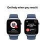 Apple Watch Series 10 GPS Smartwatch, 42mm, Silver Aluminum Case with Denim Sport Band, Small/Medium (MWWA3LW/A)~#|#~sp252646331_sc7