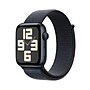 Apple Watch SE GPS Smartwatch, 44mm, Midnight Aluminum Case with Ink Sport Loop (MXEP3LL/A)~#|#~sp252646333_sc7