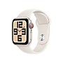 Apple Watch SE GPS + Cellular Smartwatch, 40mm, Starlight Aluminum Case with Starlight Sport Band, Small/Medium (MXFY3LL/A)~#|#~sp252646338_sc7