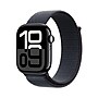 Apple Watch Series 10 GPS Smartwatch, 46mm, Jet Black Aluminum Case with Ink Sport Loop (MWWR3LW/A)~#|#~sp252646355_sc7