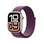 Apple Watch Series 10 GPS Smartwatch, 42mm, Rose Gold Aluminum Case with Plum Sport Loop (MWWK3LW/A)~#|#~sp252646461_sc7