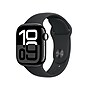 Apple Watch Series 10 GPS Smartwatch, 42mm, Jet Black Aluminum Case with Black Sport Band, Small/Medium (MWWE3LW/A)~#|#~sp252646464_sc7