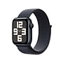 Apple Watch SE GPS Smartwatch, 40mm, Midnight Aluminum Case with Ink Sport Loop (MXEA3LL/A)~#|#~sp252646467_sc7
