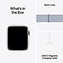 Apple Watch SE GPS Smartwatch, 40mm, Silver Aluminum Case with Blue Cloud Sport Loop, One Size (MXEE3LL/A)~#|#~sp252646477_sc7