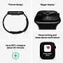 Apple Watch Series 10 GPS Smartwatch, 42mm, Jet Black Aluminum Case with Ink Sport Loop (MWWG3LW/A)~#|#~sp252646500_sc7
