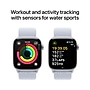 Apple Watch Series 10 GPS Smartwatch, 42mm, Silver Aluminum Case with Blue Cloud Sport Loop (MWWD3LW/A)~#|#~sp252646504_sc7