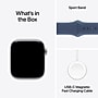 Apple Watch Series 10 GPS Smartwatch, 42mm, Silver Aluminum Case with Denim Sport Band, Small/Medium (MWWA3LW/A)~#|#~sp252646505_sc7