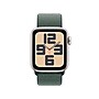 Apple Watch SE GPS Smartwatch, 40mm, Starlight Aluminum Case with Lake Green Sport Loop (MXEH3LL/A)~#|#~sp252647139_sc7