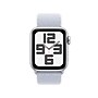 Apple Watch SE GPS Smartwatch, 40mm, Silver Aluminum Case with Blue Cloud Sport Loop, One Size (MXEE3LL/A)~#|#~sp252647141_sc7