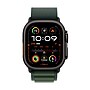 Apple Watch Ultra 2 GPS + Cellular Smartwatch, 49mm, Black Titanium Case with Dark Green Alpine Loop, Medium (MX4R3LW/A)~#|#~sp252647401_sc7