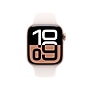 Apple Watch Series 10 GPS + Cellular Smartwatch, 42mm, Rose Gold Aluminum Case with Light Blush Sport Band, S/M (MWX93LW/A)~#|#~sp252647404_sc7