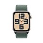 Apple Watch SE GPS Smartwatch, 44mm, Starlight Aluminum Case with Lake Green Sport Loop (MXEW3LL/A)~#|#~sp252647453_sc7