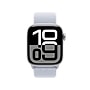Apple Watch Series 10 GPS Smartwatch, 42mm, Silver Aluminum Case with Blue Cloud Sport Loop (MWWD3LW/A)~#|#~sp252647476_sc7