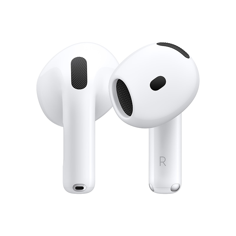 Apple AirPods Noise-Canceling Earbuds with USB-C Charging Case, 4th Generation, Bluetooth, White  (MXP93LL/A) image 1