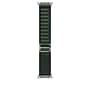 Apple Watch 49mm Dark Green Alpine Loop, Medium, Natural Titanium Finish (MXMV3AM/A)~#|#~sp252713887_sc7