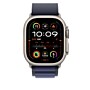 Apple Watch 49mm Navy Alpine Loop, Large, Natural Titanium Finish (MXN03AM/A)~#|#~sp252713899_sc7
