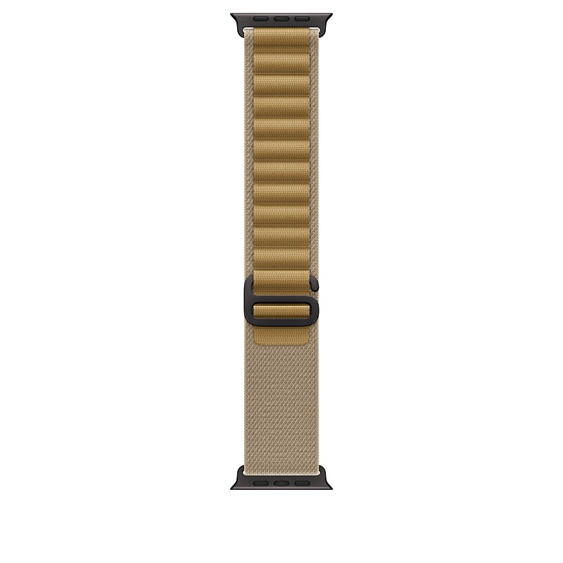 Apple Watch 49mm Tan Alpine Loop, Small, Black Titanium Finish (MYQ03AM/A) image 1
