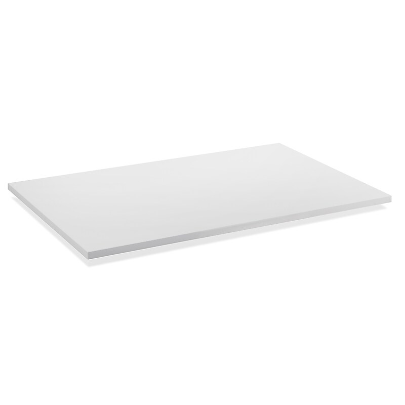 Mount-It! 48"W Desk Table Top For Standing Desks, White  (MI-7935) image 1