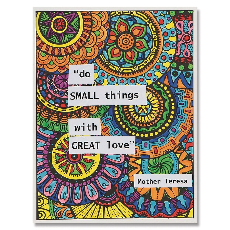 S&S Mandala Quote Collages Craft Kit, 24/Pack (GP3314) image 1