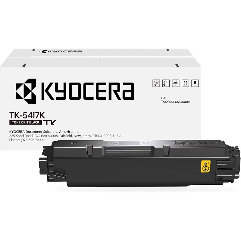Kyocera TK-5417K Black Standard Yield Toner Cartridge (KYOTK5417K) image 1