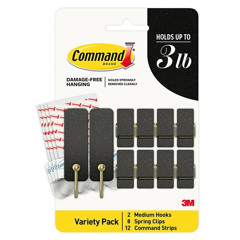 Command Mixed Hooks Pack, Soot, 10/Pack (STMHP-10ESF) image 1