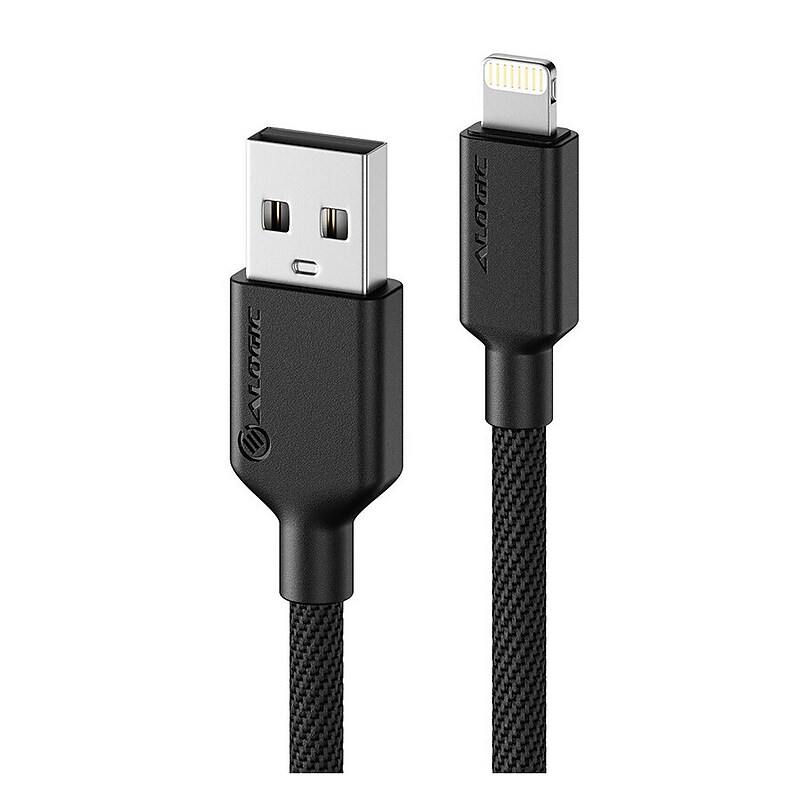 Alogic Elements Pro USB-A to Lightning Cable 1m Black (ELPA8P01-BK) image 1