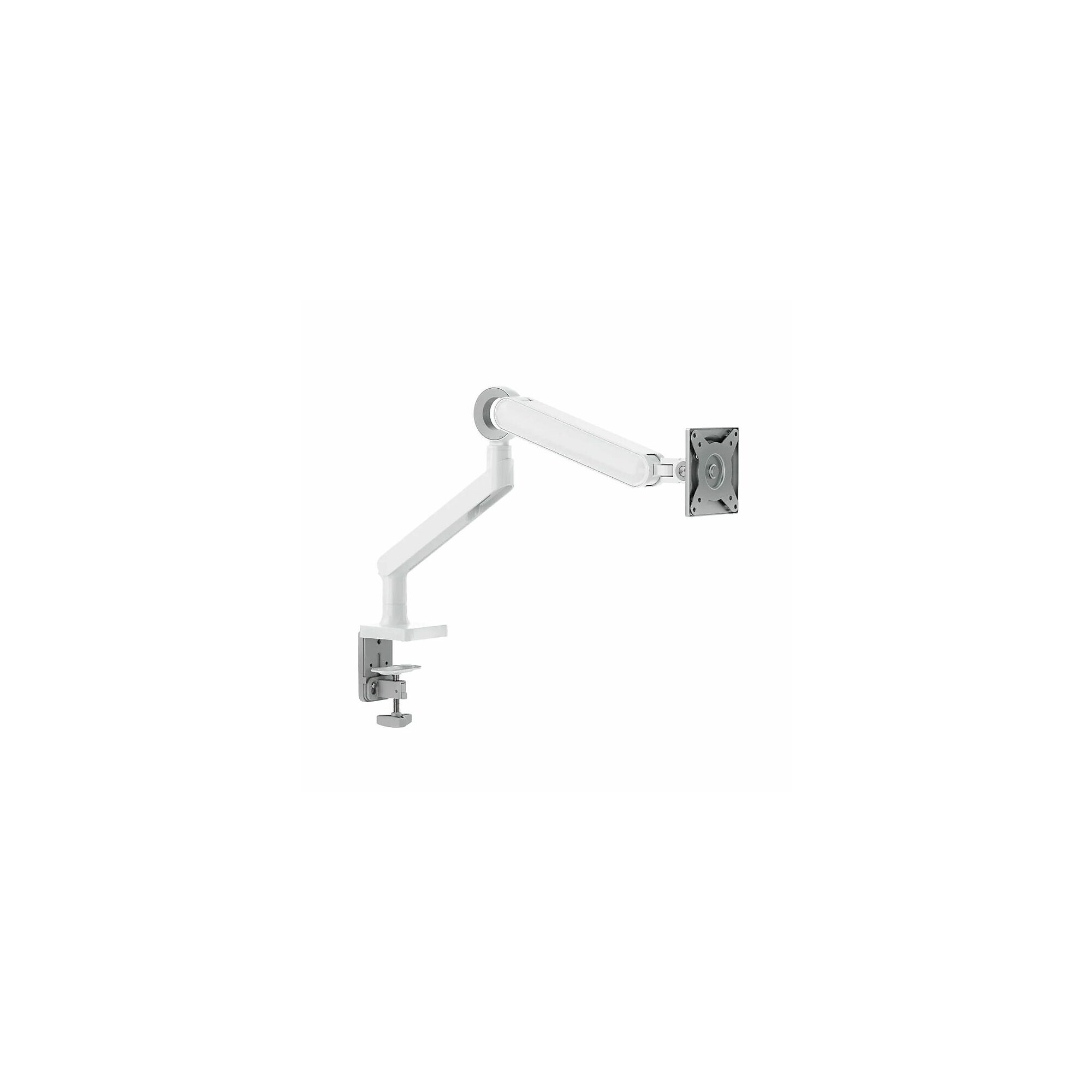 ALOGIC Glide Adjustable Single Arm, Up to 35″ Monitor, White (C32GMA1) Simolary simolary.com