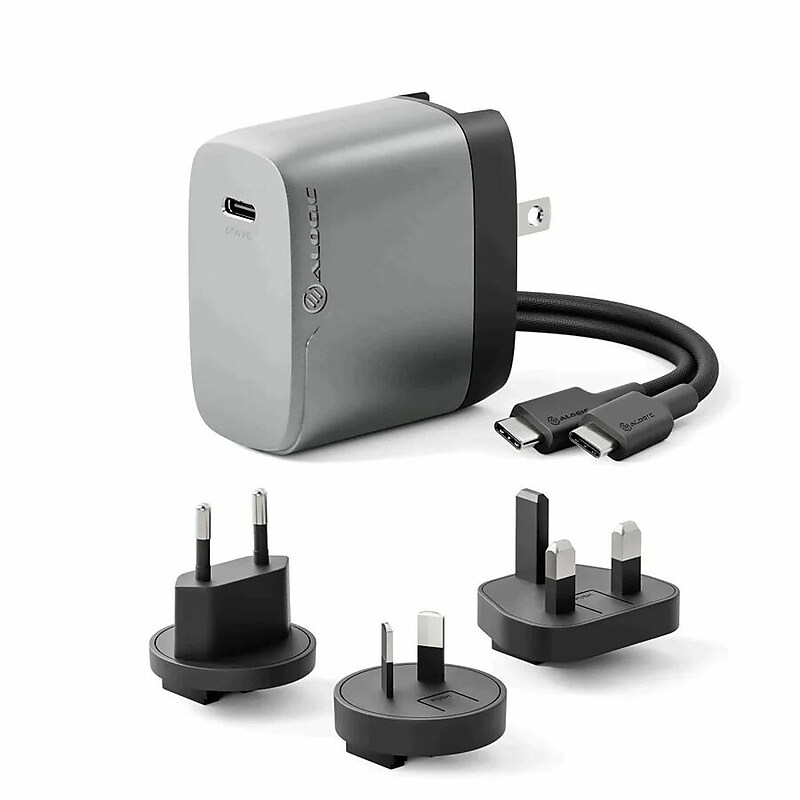 ALOGIC Rapid Power USB-C Wall Charger for Multiple Brands, Space Gray/Black (WCM1X67-SGR) image 1