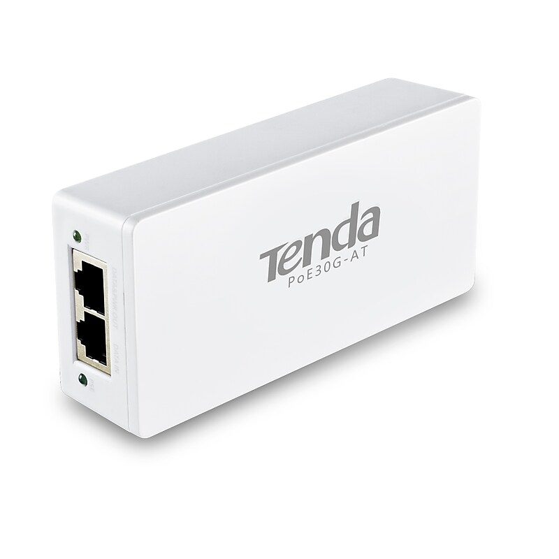 Tenda IEEE802.3at Gigabit PoE Injector (POE30G-AT) image 1