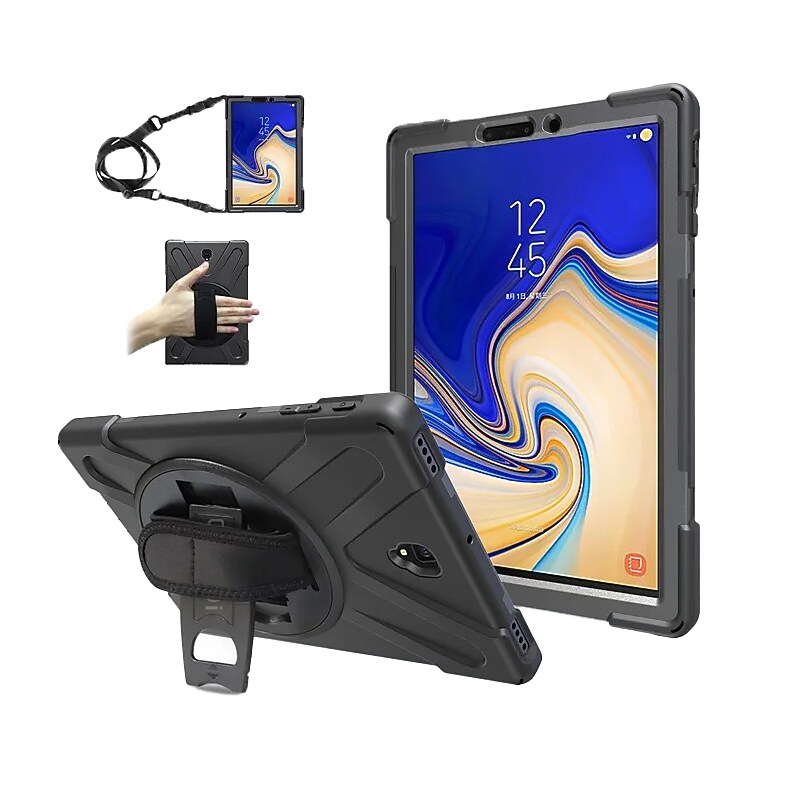 CODi Rugged 5'8" Case for Samsung Tab S7+, S8+, S7FE, Black (C30705082) image 1