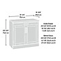 Sauder Aspen Post 30"H Storage Cabinet, Prime Oak (427015)~#|#~sp254747248_sc7