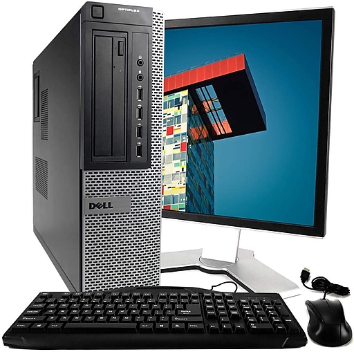 Zeeanemoon Respectvol brandstof Dell OptiPlex 990 Refurbished Desktop Computer with 20" Monitor, Intel Core  i5-2400, 8GB Memory, 500GB HDD, Windows 10 Pro | Staples