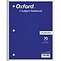 Oxford 1-Subject Notebooks, 8" x 10.5", College Ruled, 70 Sheets, Each (65022)~#|#~sp255101336_sc7