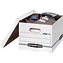 Iris File Storage Durable Plastic Crate, Letter/Legal Size, Clear (STP-54269)~#|#~sp255101437_sc7