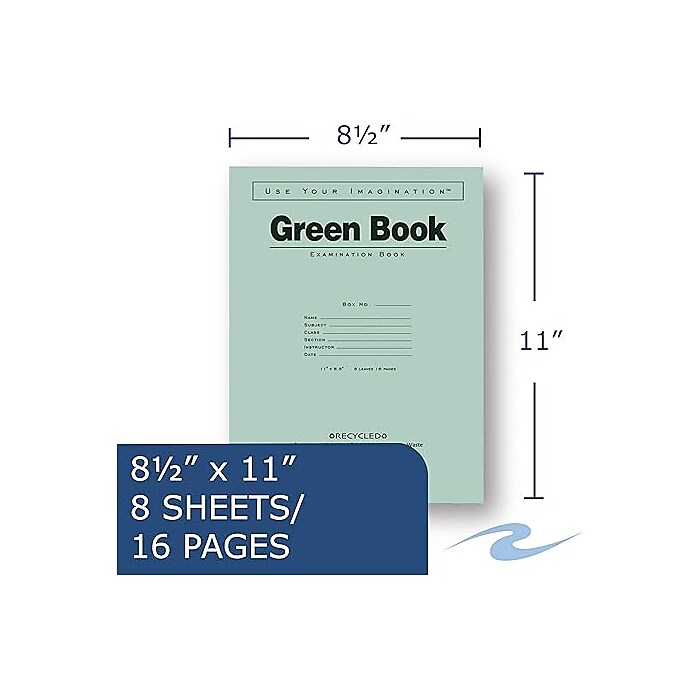 Roaring Spring Paper Products Exam Notebooks, 8.5
