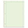 TOPS Engineering Computation Notepad, 8.5" x 11", Graph Ruled, Green tint, 100 Sheets/Pad (TOP 35500)~#|#~sp255101486_sc7