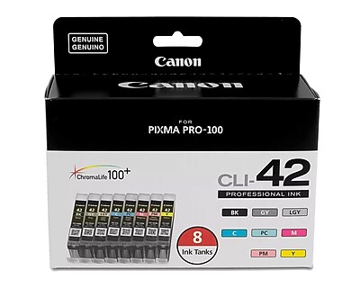 Canon 42 Color Assortment Standard Yield Ink Cartridge, 8/Pack (6384B007) Sansujyuku sansujyuku.com