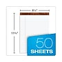 TOPS The Legal Pad Notepad, 8.5" x 11.75", Wide Ruled, White, 50 Sheets/Pad, 1 Pad/Pack (TOP 7533)~#|#~sp255103029_sc7