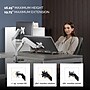 Fellowes Platinum Series Adjustable Dual Arms, Up to 40" Monitor, White (8056301)~#|#~sp256232786_sc7