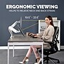 Fellowes Platinum Series Adjustable Dual Arms, Up to 40" Monitor, White (8056301)~#|#~sp256232948_sc7