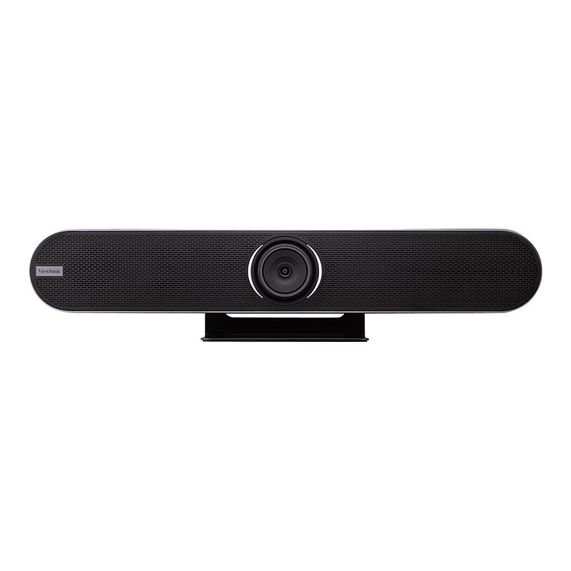 Viewsonic 4K (3840 x 2160) Wide-Angle Conference Webcam, 8 Megapixels, Black (VB-CAM-201) image 1