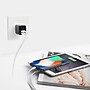 LAX Gadgets USB-A/USB-C Wall Charger, 12W, Black (WLL2PBLK)~#|#~sp25677044_sc7