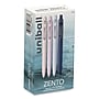 uniball Zento Retractable Gel Pen, Medium Point, 0.7mm, Black Ink, Dozen (70663)~#|#~sp257579775_sc7