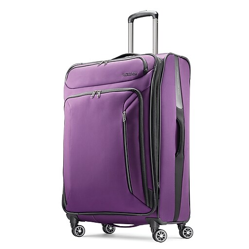 Shop Staples for American Tourister Zoom 28" Spinner Luggage, Purple
