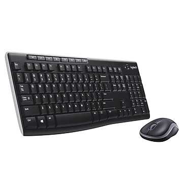 Logitech Desktop MK320 Wireless Keyboard & Mouse, Black (920