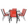 Flash Furniture Brazos 7 Piece Outdoor Patio Dining Set, Red (TLH089R017CRD6)~#|#~sp259190972_sc7